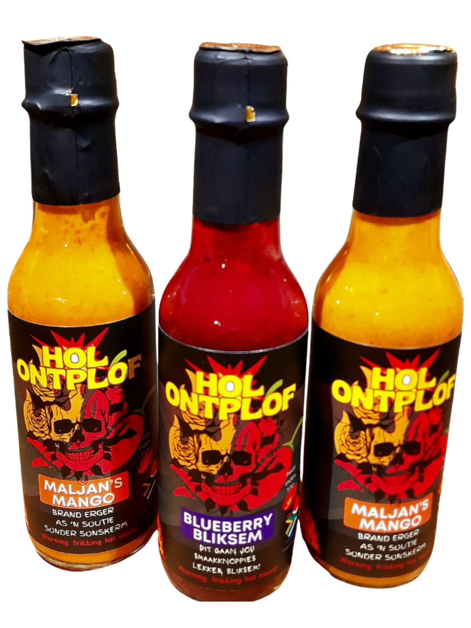Holontplof Hot Sauce Trio